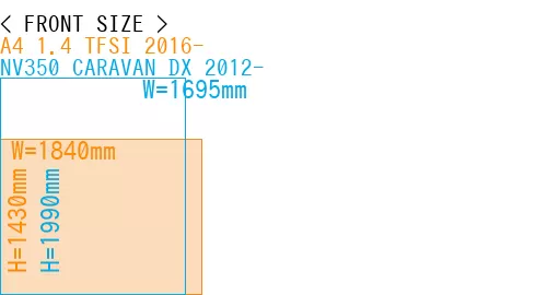 #A4 1.4 TFSI 2016- + NV350 CARAVAN DX 2012-